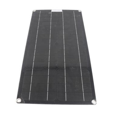 Imagem de TOPINCN Painel Solar Portátil de 100 W, Backup de Energia do Painel Solar Dobrável de Alta Eficiência, Carregador para Estação de Energia RV