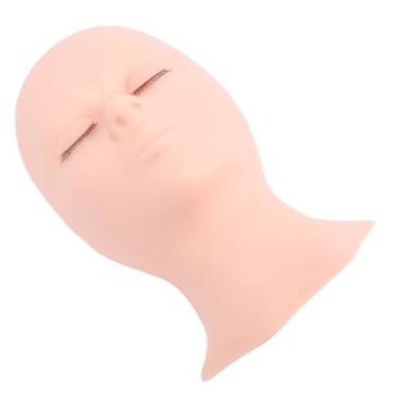 Imagem de Yinhing Manequim de Cílios para Extensões de Cílios Pratica Modelo de Substituição de Silicone de Com Pálpebra de Dobra única para Treinamento Profissional e Aplicação Artística