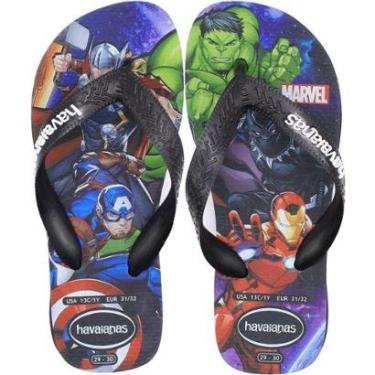 Imagem de Chinelo de Dedo Infantil Havaianas Top Marvel II Juvenil Masculino-Masculino