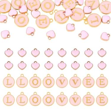 Imagem de Magibeads Pingentes de Dia dos Namorados Coração Amor Carta de Coração Faça Você Mesmo Joias Fazendo Colar Pulseira Brincos Chaveiros Ornamentos Decoração de Casa Decoração de Casa Valentine Joias