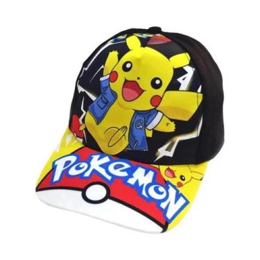 Imagem de Boné De Algodão Com Rede Para Crianças Pokémon Charmander Ash Eevee Pi