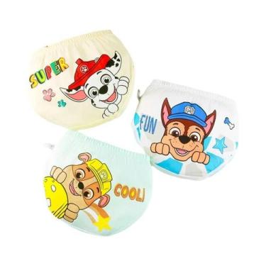 Imagem de Conjunto De Roupa Íntima Infantil Paw Patrol 3 Peças Para Meninos E Me