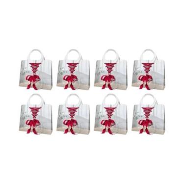 Imagem de Saco Transparente Para Buquê De Flores Com Alça Embalagem De Flores Fr