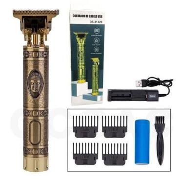 Imagem de Máquina de Barbear e Cortar Cabelo Profissional Recarregável - Buda