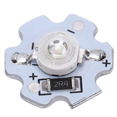 Imagem de TOPINCN 25Pcs LED Chip Dimmable Luz de Alta Potência Lâmpada LED Beads Alto Brilho Baixo Consumo de Energia para Lanternas DIY Faróis 5V 3W (Luz azul)