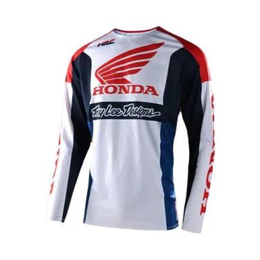 Imagem de Camiseta Masculina De Manga Comprida De Secagem Rápida Honda, Verão, E
