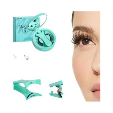 Imagem de Cílios Magnéticos 3D Reutilizáveis Com Asas, Longa Duração, Sem Necess