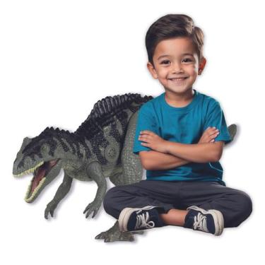 Imagem de Boneco giganotossauro jurassic world gigante com rugidos reais - juras