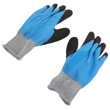 Imagem de Generic Luvas Isoladas para Eletricista Profissional à Prova D'água 1000V Antiderrapante Retardador de Chamas para Empreiteiros Elétricos Material: Borracha