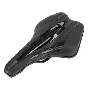 Imagem de aqxreight Assento de Bicicleta Montanhoso Selim de Bicicleta Substituição Almofada Macia Oco Respirável Recuperação Lenta Equipamento de Equitação Ao Ar Livre Almofada Preta e Abafada Confortável