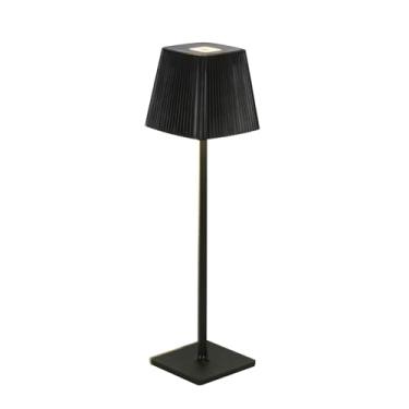 Imagem de Lâmpada de Escritório LED Sem Fio Ajustável em Brilho 3 Temperaturas Cor Recarregável com Bateria Metal Decorativa para Mesa Jantar Cabeceira Cama e