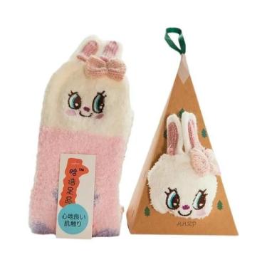 Imagem de Meias De Natal Térmicas Femininas De Veludo Macio E Quente, Meias Gros