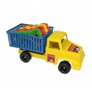 Imagem de Brinquedo Caminhão com Cavalos  6 unidades - Produto Nacional - Apas