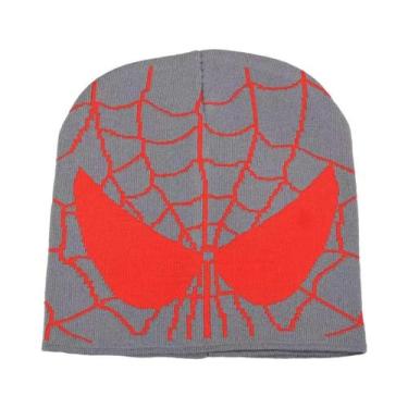 Imagem de Gorro De Algodão Bordado Do Homem-Aranha Da Marvel Para Mulheres E Hom