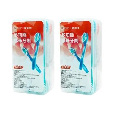 Imagem de Escova De Dentes Descartável Portátil 5 Em 1 Para Limpeza Oral Em Viag