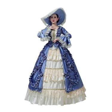 Imagem de Vestido feminino Country Medieval Renascença Queen Arwen Natal CountryWomen, Color5, X-Small