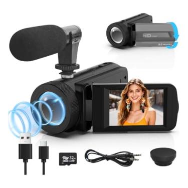 Imagem de NOVEVE Camera Filmadora Fotografica Digital 1080p 16x Com Sd 32gb Preto