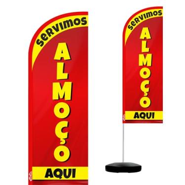 Imagem de Wind Banner Completo 2,10m Servimos Almoço