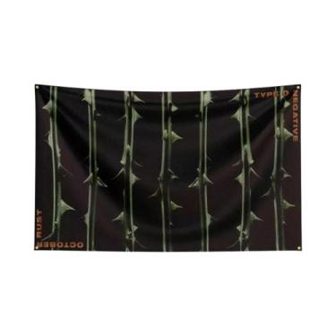 Imagem de Decoração De Parede Para Quarto Com Bandeira De Banda De Heavy Rock Em