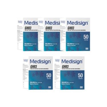 Imagem de Fita de Teste de Glicemia Medisgn Cx 250 Tiras  - Medisign