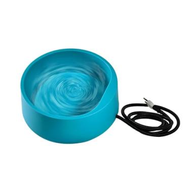 Imagem de Tigela de água aquecida – Estação de bebedouro térmica conectada – Tigela de água aquecida ao ar livre | Para canil de quintal, quintal, estável, gado, galinhas, pássaros, cavalos, galinheiro