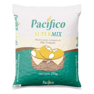 Imagem de Pre-Mistura para pão francês pacifico super mix 25 kg - PACÍFICO MIX