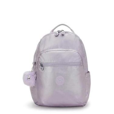 Imagem de Mochila Kipling Seoul Lilac M Met BTS-Feminino