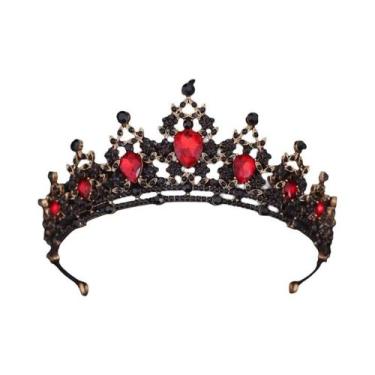 Imagem de Tiara De Cristal Prateada Para Noivas, Coroa De Cabelo Para Casamento,