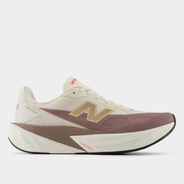 Imagem de Tênis New Balance Fuelcell Rebel V5 Feminino, Off white, 34