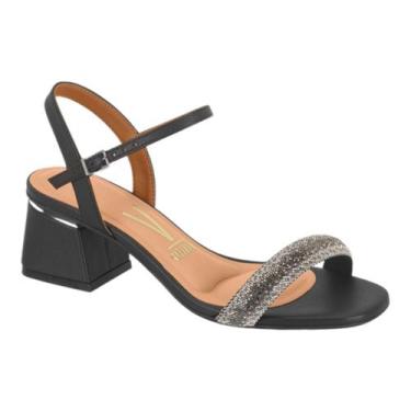 Imagem de Sandália Vizzano Feminino Original Salto Médio Festa Lançamento, 36, P