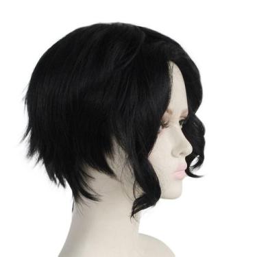 Imagem de Peruca de cosplay Kibutsujis Muzans, traje de anime com cabelo sintéti