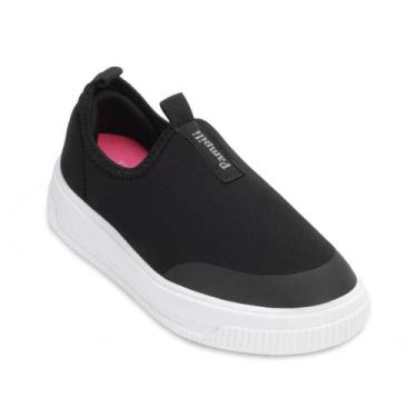 Imagem de Tênis Slip On Pampili PB Infantil PP24-73801, 33, Preto, Branco