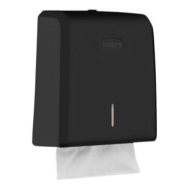 Imagem de Dispenser de Papel Toalha Interfolhado 1/3 Dobra - Preto Classic Profi