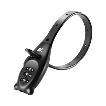 Imagem de Cadeado De Cabo De Bicicleta Em Aço Inoxidável Com Combinação De 3 Díg