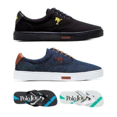 Imagem de Kit 2 Tênis Casual E 2 Chinelos Polo Joy-Masculino