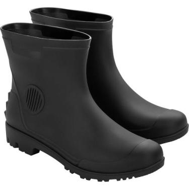Imagem de Bota de PVC Preta, Cano 3/4, com Forro, 45/46, Vonder OstenVonder