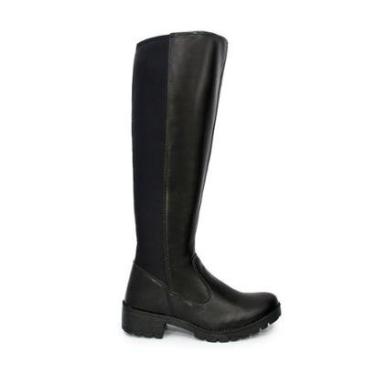 Imagem de Bota Feminina Montaria Cano Alto Lady Neoprene Salto Baixo-Feminino