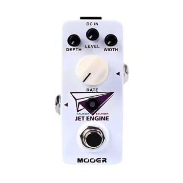 Imagem de Pedal Flanger Mooer Jet Engine Digital Estéreo para Guitarra e Baixo M