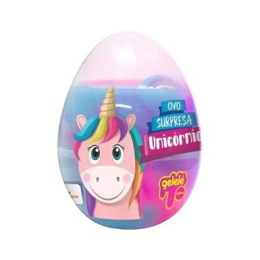 Imagem de Slime Gelelé Ovo Surpresa Unicórnio Cores Sortidas - Doce Brinquedo