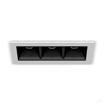 Imagem de Spot Embutir Triplo Interlight 7w 2700k 4992 Ma S Cor Branco preto - I
