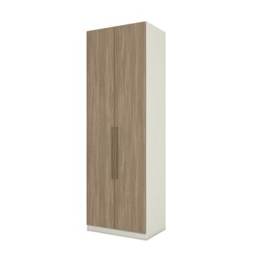 Imagem de Guarda Roupa 2 Portas Cabideiro New Predileto Mc08 Areia Hp Jequitibá - Henn