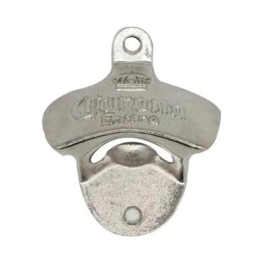 Imagem de Abridor De Garrafas De Parede Retrô Corona Em Liga Eletrogalvanizada P