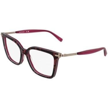Imagem de Armação de Óculos Longchamp LO2781 244 - Vermelho Havana 55-Feminino