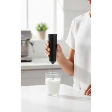 Imagem de Mixer Portátil Inox Pilha para Bebidas, Cappuccino e Vitamin - Congrat