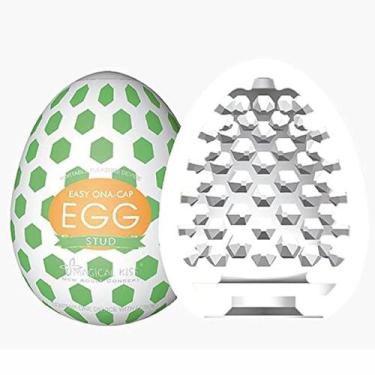 Imagem de Masturbador Masculino Egg Stud Estimulador Portátil em Silicone Puro P