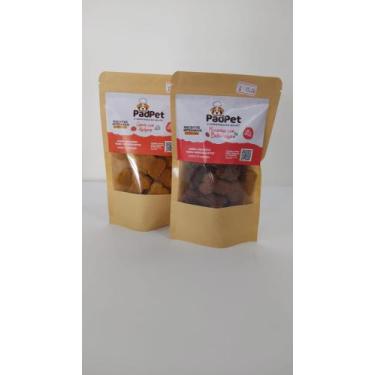 Imagem de Combo Biscoito Artesanal de Carne com Abóbora + Morango com Beterraba 