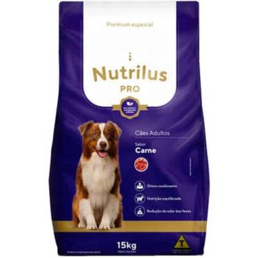 Imagem de Ração Seca Nutrilus Pro Carne para Cães Adultos