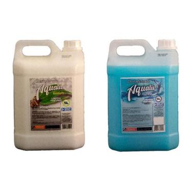 Imagem de Kit 2 Desinfetante Aqualiv Plus Aroma Eucalipto E Oceanic 5L