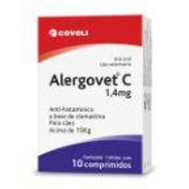 Imagem de Alergovet C 1,4mg - caixa com 10 compr - Coveli