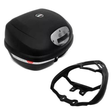 Imagem de Kit Baú Givi E-33NT e Suporte Bau Superior CG125/150 2009-2013 - Givi_